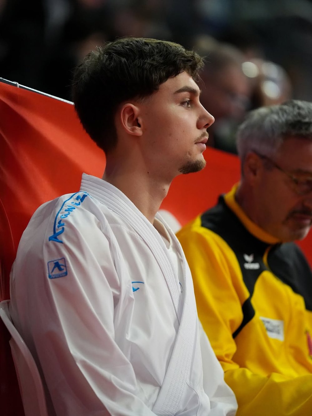 Sebastiaan van Teeffelen matside at the Karate1 Premier League in Istanbul